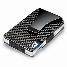 Carbon Fiber Men's Card Holder Carbon Fiber Wallet Wallet Men's Wallet Stainless Steel Card Holder Wallet